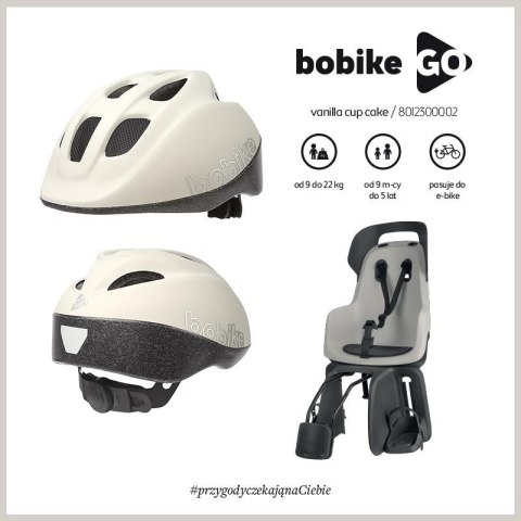 Fotelik row. Bobike GO 1P do ramy Marsmallow Mint