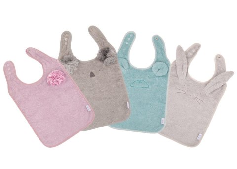 B-Śliniaczek Eco organic Bear blue mint