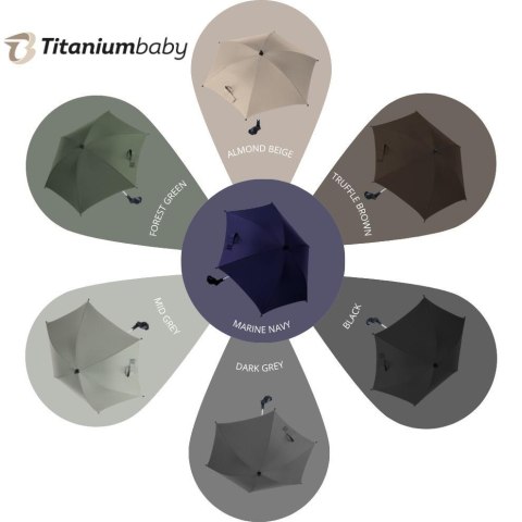 PARASOL uniwersalny TB UV 50+ Black