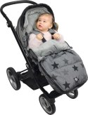 Śpiworek do wózka 6-36m Grey Stars