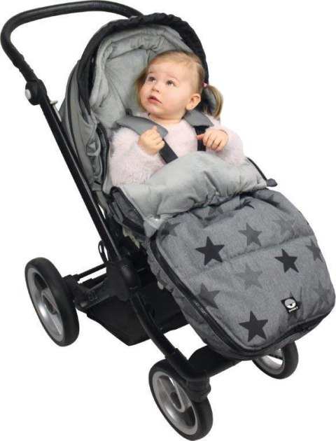Śpiworek do wózka 6-36m Grey Stars