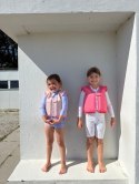 Kamizelka do pływania Neo Liberty Beach pink 3-6L