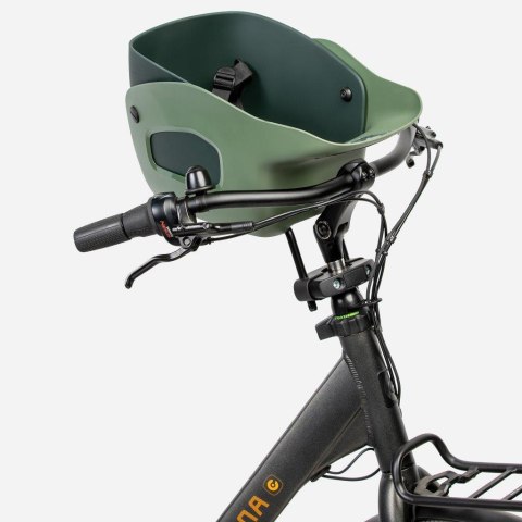 Koszyk rowerowy dla psa KVISP green S