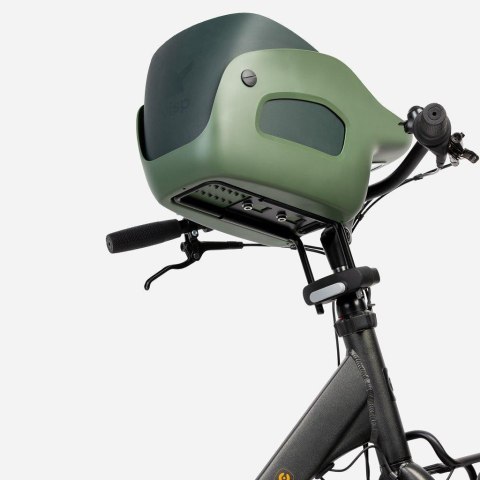 Koszyk rowerowy dla psa KVISP green S