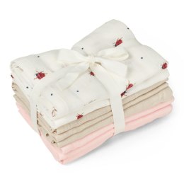 Muślinowe pieluszki 6 pack 70x70 cm Ladybug