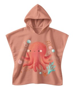 Okrycie kąpielowe z kapturem100% cotton Ośmiornica