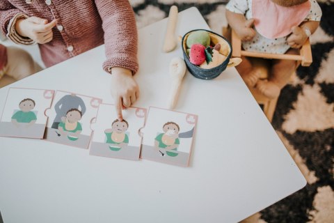 Akcesoria dla lalek Baby zestaw Karmienie nauka dla dzieci Rubens Barn MICKI