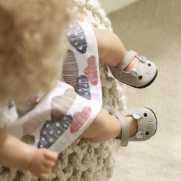 Buciki myszki dla lalki 36-40 cm, przebieranie lalek, baletki buty Skrallan MICKI