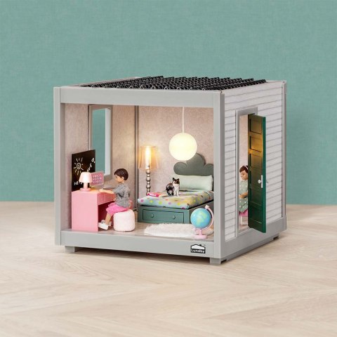 Domek dla lalek pokój 22 cm zabawka dla dzieci odgrywanie ról moduły Lundby MICKI