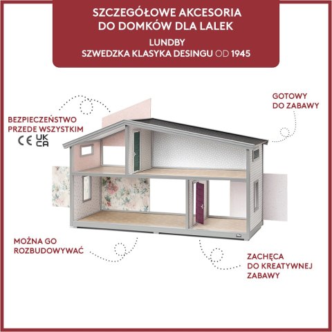 Domek dla lalek, zabawka dla dzieci, zabawa lalkami, odgrywanie ról, Lundby MICKI