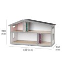 Domek dla lalek, zabawka dla dzieci, zabawa lalkami, odgrywanie ról, Lundby MICKI
