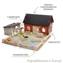 Drewniana farma, zabawka dla dzieci, zwięrzątka na wsi odgrywanie ról Micki MICKI