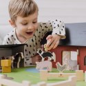 Drewniana farma, zabawka dla dzieci, zwięrzątka na wsi odgrywanie ról Micki MICKI