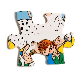Drewniane puzzle Pippi Langstrumpf 20 szt. edukacyjna zabawka dla dzieci MICKI