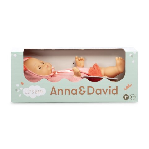 Duża lalka do kąpieli Anna 36cm, bobas zabawka do wody, Lillan & Friends MICKI
