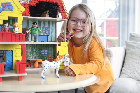 Figurki Ephraim i Panna Prysselius zestaw, Pippi Langstrumpf zabawka dzieci MICKI
