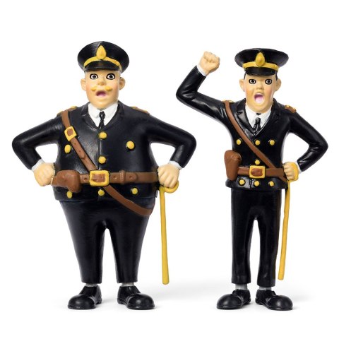 Figurki Kling i Klang zestaw, Pippi Langstrumpf, policja zabawka dla dzieci MICKI