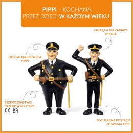 Figurki Kling i Klang zestaw, Pippi Langstrumpf, policja zabawka dla dzieci MICKI
