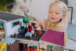 Lalka mama kobieta biznesu zestaw z akcesoriami, komputer, telefon, Lundby MICKI
