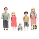 Lalki do domku dla lalek zestaw Charlie, zabawka dla dzieci, domek, Lundby MICKI