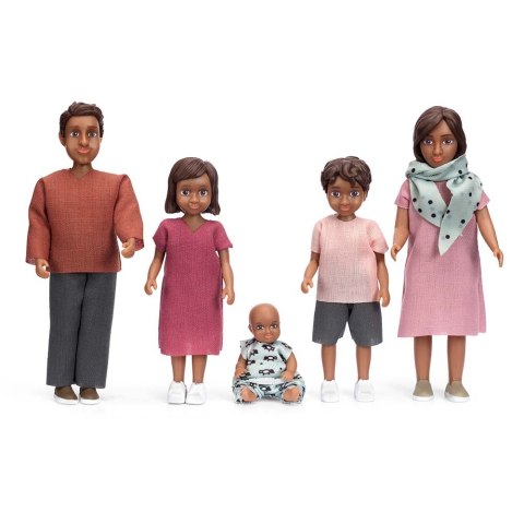 Lalki do domku dla lalek zestaw Nikki, zabawka dla dzieci, domek, Lundby MICKI