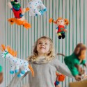 Miękka lalka Pippi Langstrumpf 20 cm, przytulanka, zabawka dla dzieci MICKI