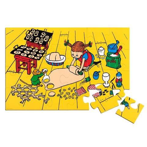 Ogromne puzzle podłogowe Pippi Langstrumpf 24 szt edukacyjna zabawka dzieci MICKI