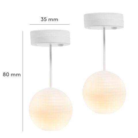 Oświetlenie domku dla lalek zestaw, wyposażenie, lampy zabawka domki Lundby MICKI