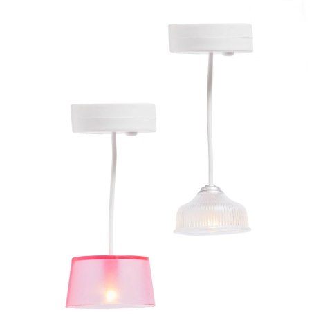 Oświetlenie domku dla lalek zestaw, wyposażenie, lampy zabawka domki Lundby MICKI