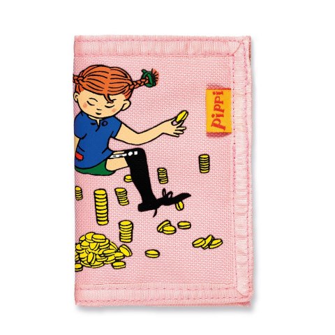Portfel dla dzieci różowy, akcesoria, portmonetka, zabawka, wyprawka Pippi MICKI
