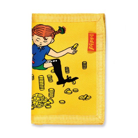 Portfel dla dzieci żółty, akcesoria, portmonetka, zabawka, wyprawka Pippi MICKI