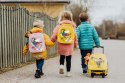 Walizka na kółkach dla dzieci różowa akcesoria podróż zabawa wyprawka Pippi MICKI