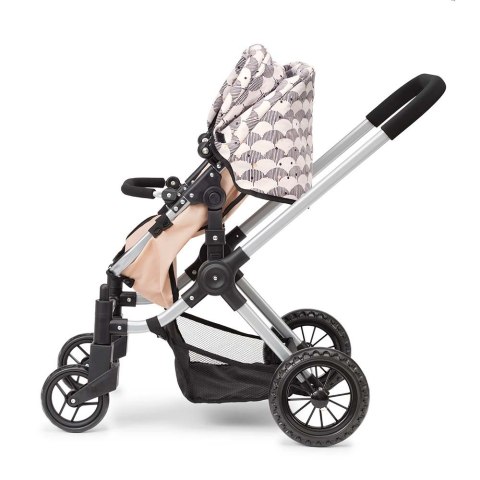 Wózek dla lalek premium 3 w 1, gondola, spacerówka i nosidełko, Skrallan MICKI