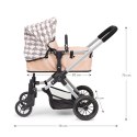 Wózek dla lalek premium 3 w 1, gondola, spacerówka i nosidełko, Skrallan MICKI