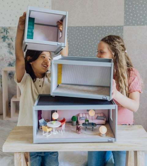Zestaw mebli do salonu do domku dla lalek basic, zabawka dla dzieci, Lundby MICKI