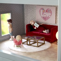 Zestaw mebli do salonu do domku dla lalek, zabawka dla dzieci, domek Lundby MICKI
