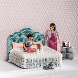 Zestaw mebli do sypialni do domku dla lalek zabawka dla dzieci domek Lundby MICKI