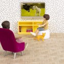 Zestaw mebli fotele do domku dla lalek, zabawka dla dzieci, domek, Lundby MICKI
