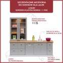 Zestaw mebli kuchennych do domku dla lalek, kredens, kuchnia zabawka Lundby MICKI