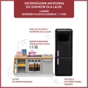 Zestaw mebli kuchennych do domku dla lalek, lodówka, kuchnia zabawka Lundby MICKI