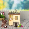 Zwierzątka domowe do domku dla lalek figurki pies kot królik zabawka Lundby MICKI