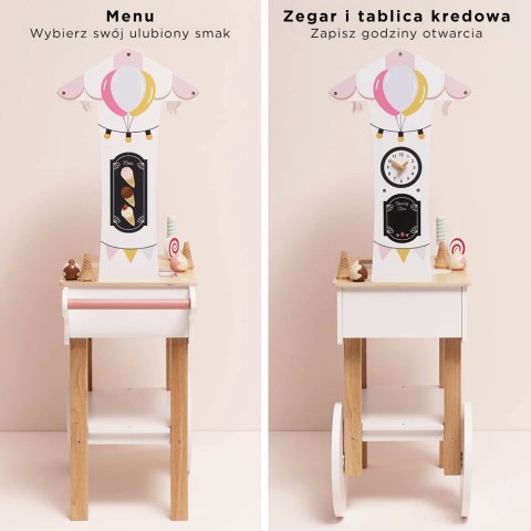 Drewniana lodziarnia dla dzieci, słodki stół, zabawka, lody, Le Toy Van Le Toy Van