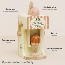 Drewniana maszynka do robienia lodów, lody do zabawy, lodziarnia Le Toy Van Le Toy Van