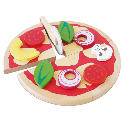 Drewniana pizza zabawka dla dzieci, odgrywanie ról, gotowanie, Le Toy Van Le Toy Van