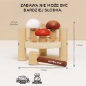 Drewniana przebijanka z grzybkami zabawka edukacyjna dla dzieci Le Toy Van Le Toy Van