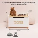 Drewniana skrzynia na zabawki dla dzieci, przechowywanie zabawek Le Toy Van Le Toy Van
