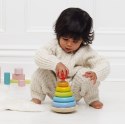 Drewniana układanka zabawka edukacyjna, piramida dla dzieci, Le Toy Van Le Toy Van