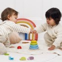 Drewniana układanka zabawka edukacyjna, piramida dla dzieci, Le Toy Van Le Toy Van