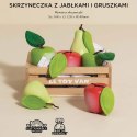 Drewniane jabłka i gruszki w skrzynce, zabawka dla dzieci, sklep Le Toy Van Le Toy Van