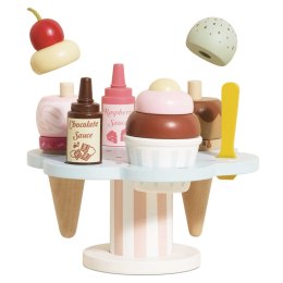 Drewniane lody rożki zestaw Carlo's Gelato, zabawka, lodziarnia, Le Toy Van Le Toy Van